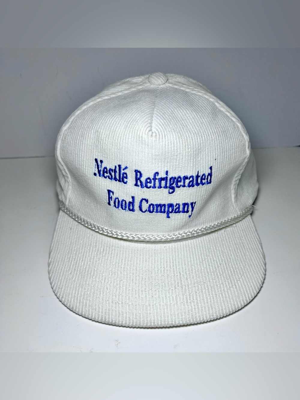 Vintage Corduroy Nestle Refrigerated Foods Distribution Trucker Hat